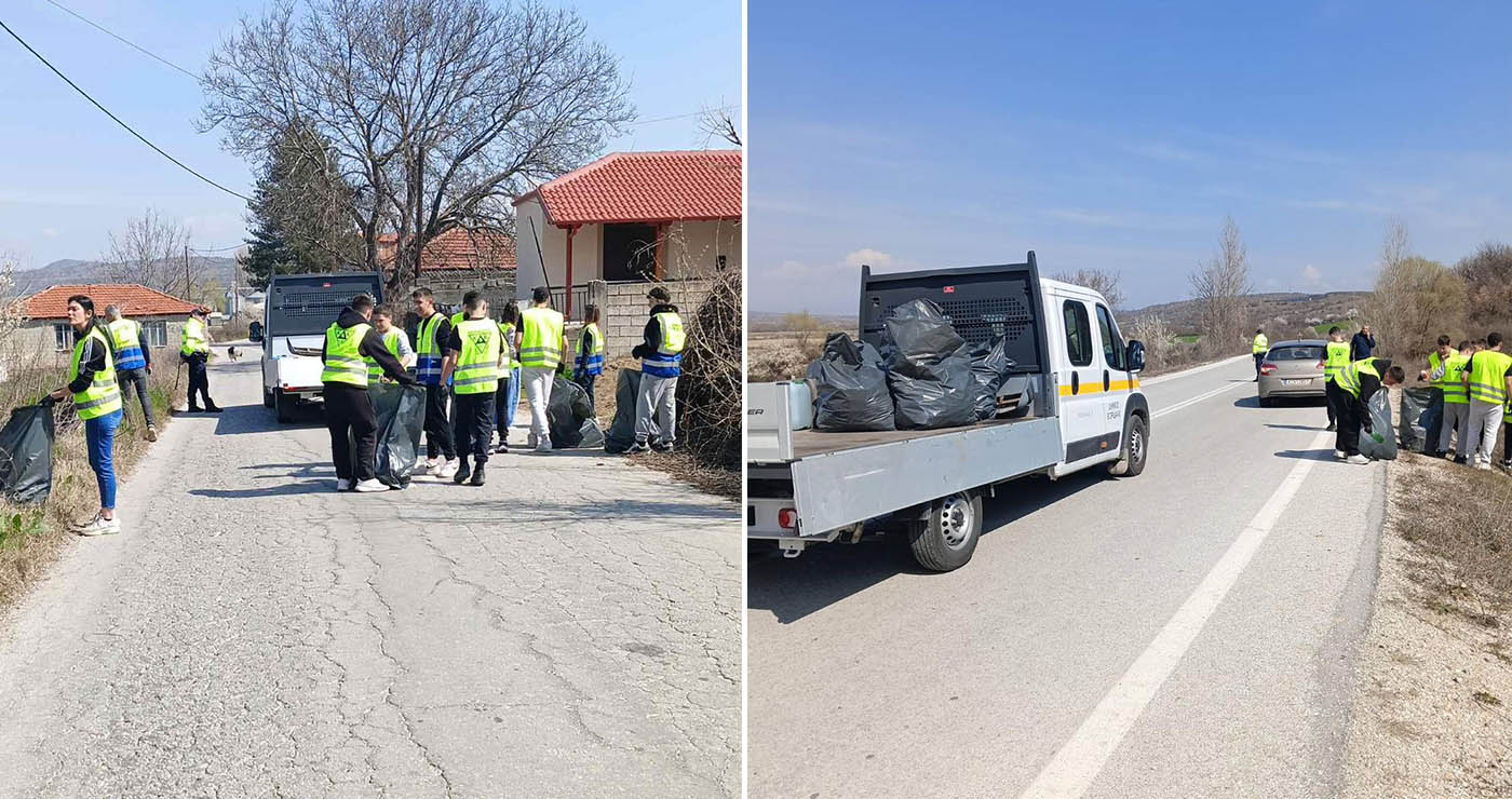 Μήνυμα εθελοντισμού από την Αναρράχη: Δράση καθαρισμού στον δρόμο της Δυτικής Εορδαίας