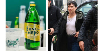 Ο γνωστός σταρ του Hollywood Cillian Murphy δοκίμασε Ξυνό Νερό
