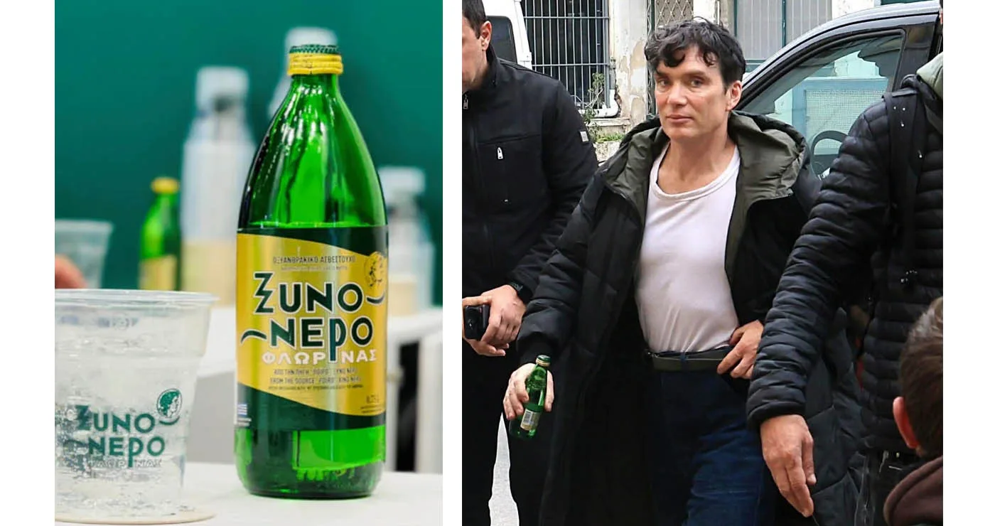 Ο γνωστός σταρ του Hollywood Cillian Murphy δοκίμασε Ξυνό Νερό