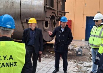 Σε πλήρη εξέλιξη οι εργασίες αντικατάστασης των παλαιών ανενεργών λεβήτων με νέους, στις εγκαταστάσεις της ΔΕΥΑΚ στον Κασλά