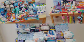 Είδη πρώτης ανάγκης από το 4ο Γυμνάσιο Πτολεμαΐδας στον Ξενώνα Γυναικών Κοζάνης