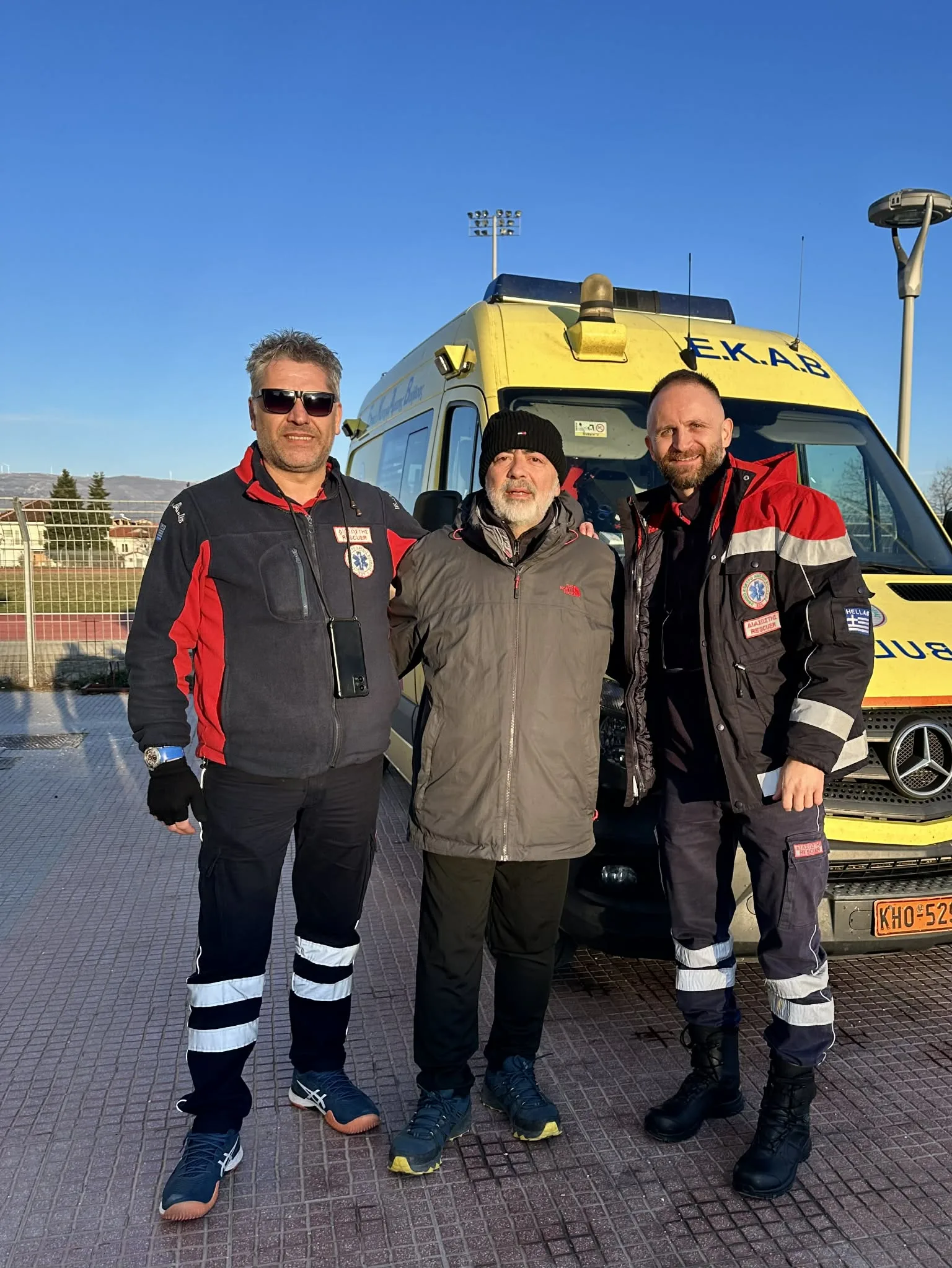 Γνώρισε από κοντά τους διασώστες της καρδιάς του