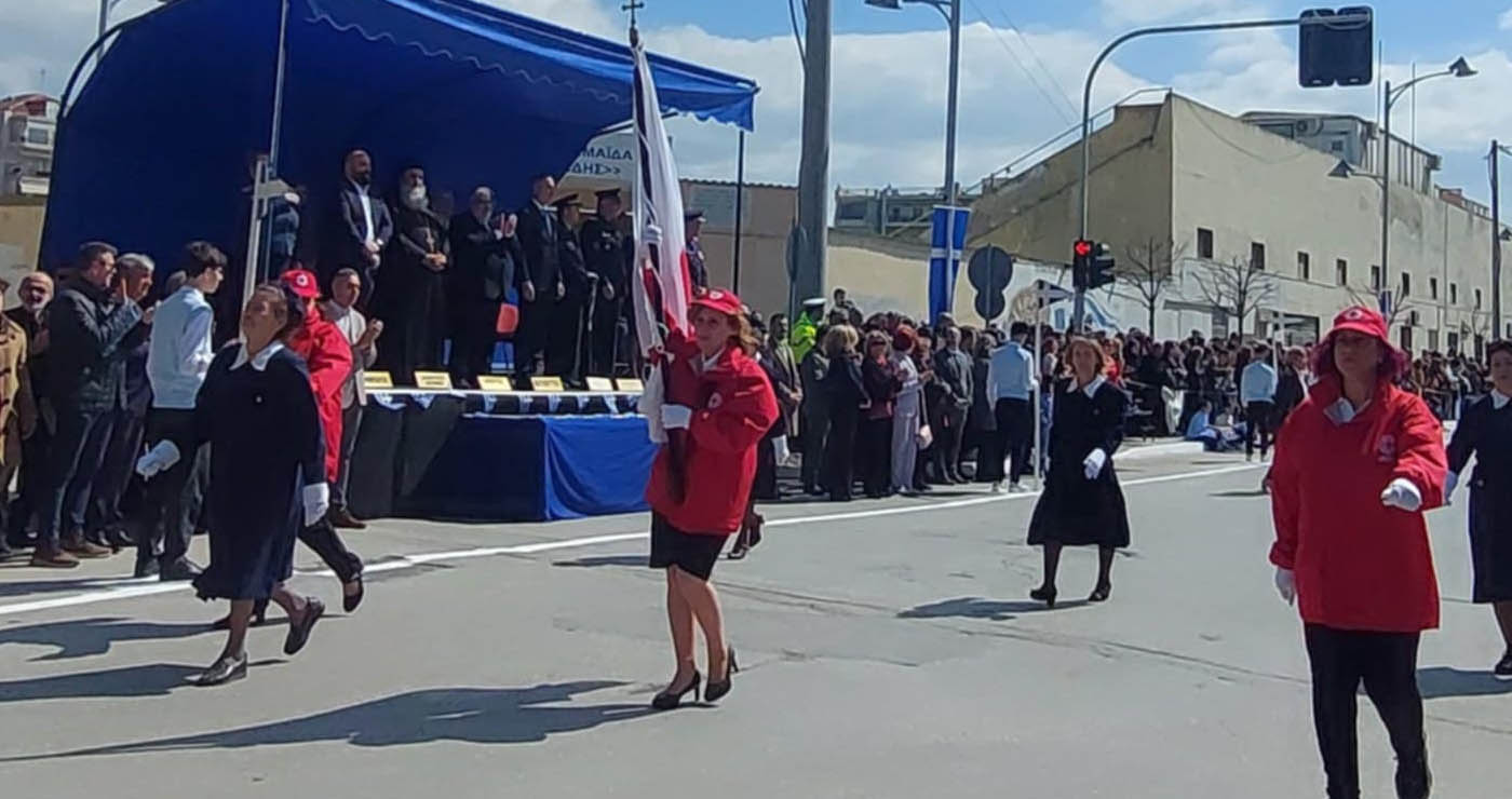 Συμμετοχή του Π.Τ. Ελληνικού Ερυθρού Σταυρού Πτολεμαΐδας   στις Επετειακές Εκδηλώσεις, για την 25η Μαρτίου