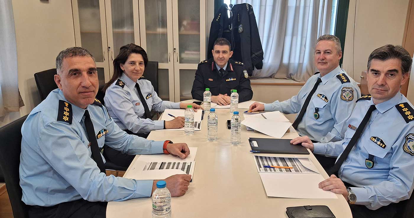 Σύσκεψη με τους Αστυνομικούς Δ/ντες είχε ο Γενικός Αστ. Δ/ντης Δ. Μακεδονίας Νικόλαος Έξαρχος