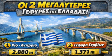 Από τη Δυτική Ελλάδα στη Δυτική Μακεδονία: Οι δύο μεγαλύτερες γέφυρες της χώρας (βίντεο drone)