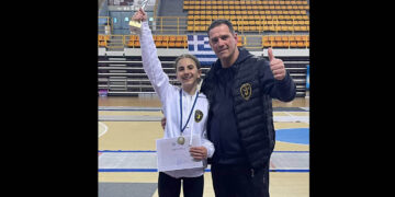 Θρίαμβος για τη Γυμναστική Ένωση Φλώρινας με χρυσό της Γουσοπούλου στο Ευρωπαϊκό Κύπελλο U14