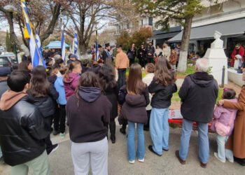 Εορτασμός 25ης Μαρτίου: Κατάθεση Στεφάνων από σχολεία της Πτολεμαΐδας