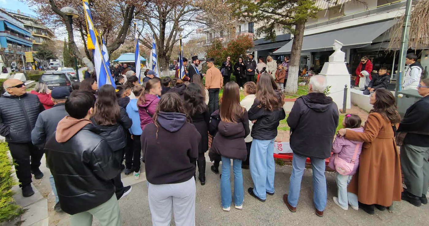 Εορτασμός 25ης Μαρτίου: Κατάθεση Στεφάνων από σχολεία της Πτολεμαΐδας