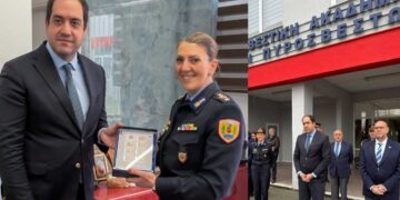 Τη Σχολή Πυροσβεστών Πτολεμαΐδας επισκέφθηκε ο Υπουργός Πολιτικής Προστασίας Ι. Κεφαλογιάννης (φωτο)