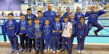 Τεράστια επιτυχία της Κολυμβητικής Ένωσης Κοζάνης στο Εαρινό Κύπελλο της Θεσσαλονίκης – 37 μετάλλια για Προαγωνιστική και Μίνι