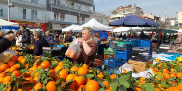 Αυξημένη η αγοραστική κίνηση σήμερα Τετάρτη 4/3 /26 στη Λαϊκή Αγορά της Πτολεμαΐδας (ρεπορτάζ της Κούλας Πουλασιχίδου)