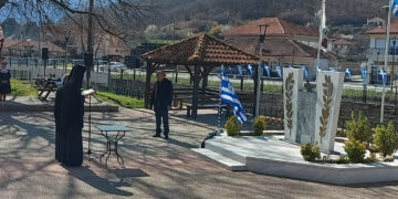 Μηλοχώρι: Επιμνημόσυνη δέηση και καταθέσεις στεφάνων για την 25η Μαρτίου