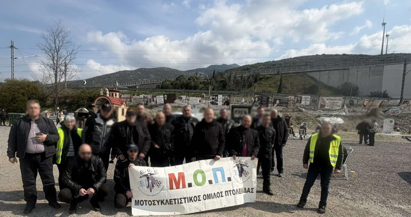 Πτολεμαΐδα: Εκδρομή μνήμης στα Τέμπη από τον Μοτοσικλετιστικό Όμιλο
