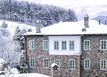 Χειμώνας ξανά στο Νυμφαίο – Εικόνα από τις 28 Μαρτίου που μοιάζει με Γενάρη