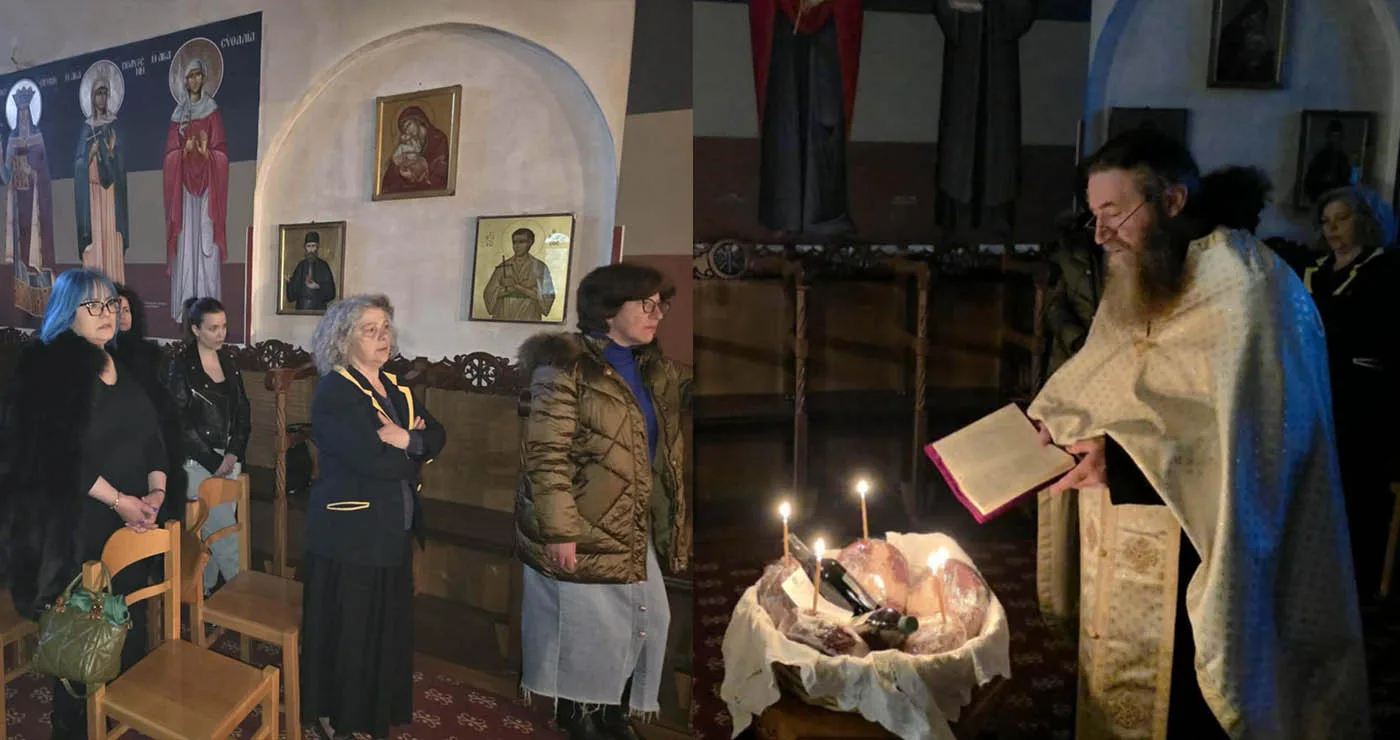 Τελέστηκε ο Πανηγυρικός Εσπερινός για την εορτή της Αγίας Ευβούλης στην Ι.Μ. Αγίου Παντελεήμονος Αμυνταίου (ρεπορτάζ της Κούλας Πουλασιχίδου)