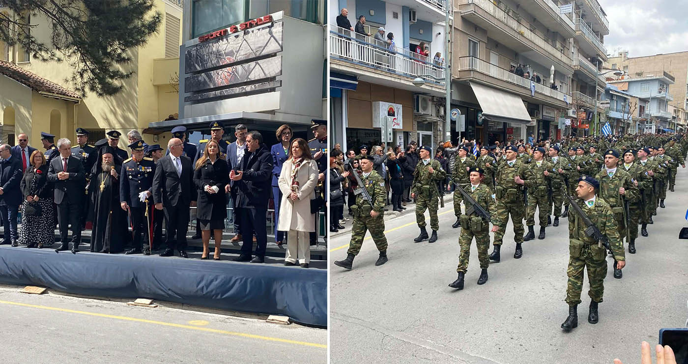 Τώρα στην Κοζάνη: Σε εξέλιξη η παρέλαση της 25ης Μαρτίου (ΦΩΤΟΓΡΑΦΙΕΣ)