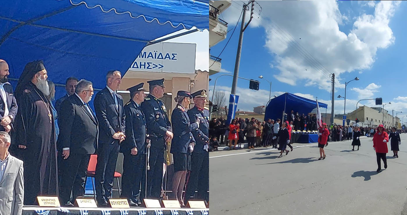 Ξεκίνησε η παρέλαση στην Πτολεμαΐδα – Πρώτες φωτογραφίες και βίντεο