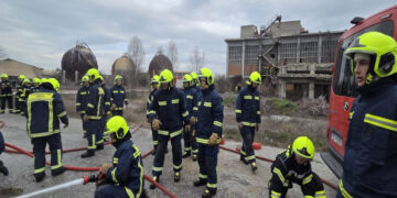 Εκπαίδευση στην πρώην ΑΕΒΑΛ για τους σπουδαστές της Πυροσβεστικής Ακαδημίας Πτολεμαΐδας