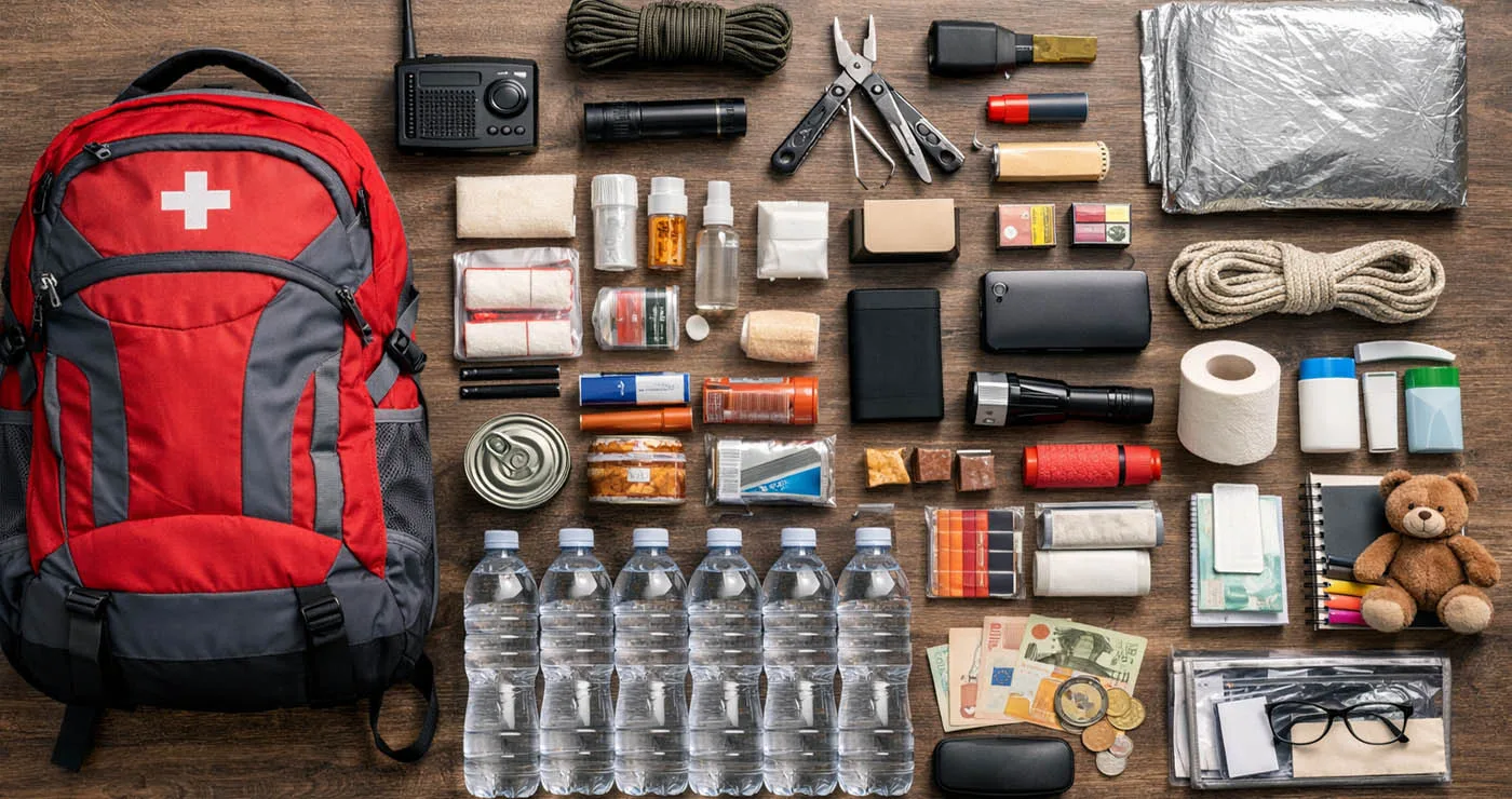 Σακίδιο έκτακτης ανάγκης: Τι προτείνει ο Ελληνικός Ερυθρός Σταυρός να έχουμε έτοιμο