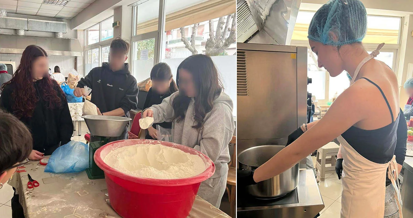 Παράδειγμα προς μίμηση μαθητές από την Πτολεμαΐδα: Μαγείρεψαν και μοίρασαν 120 γεύματα αλληλεγγύης