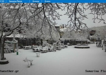 Στα λευκά ντύθηκαν τα ορεινά της Δυτικής Μακεδονίας (Live Εικόνα)