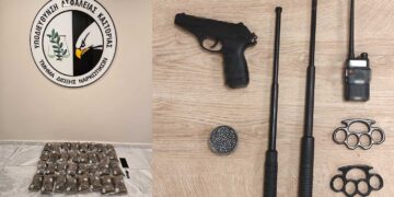 Καστοριά: Σύλληψη 22χρονου για διακίνηση ναρκωτικών και κατοχή όπλων