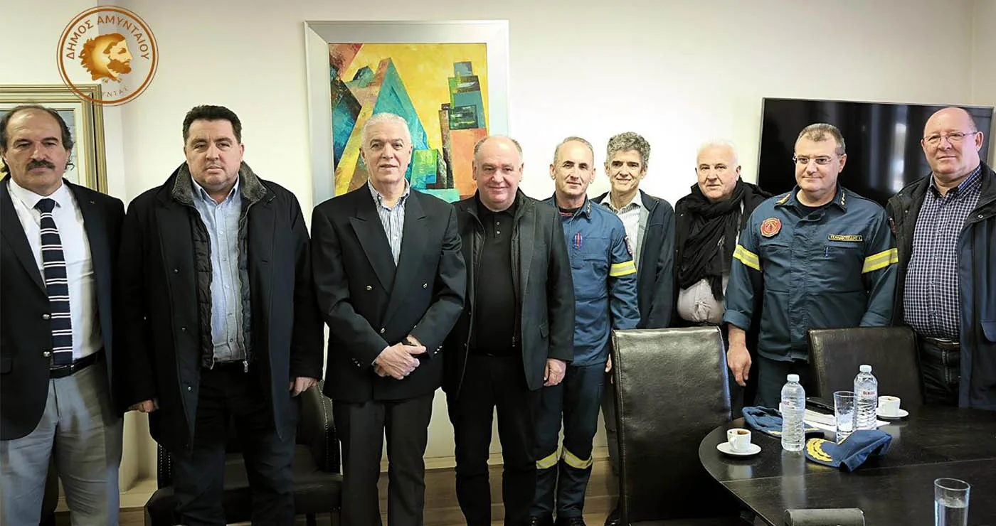 Σημαντική συνάντηση στο Δημαρχείο Αμυνταίου για τη στέγαση του νέου Πυροσβεστικού Κλιμακίου