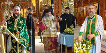 Παρουσία του Αρχιεπισκόπου Ιόππης και Αριμαθαίας κ.κ Δαμασκηνού,  ο λαμπρός εορτασμός  της Κυριακής  της Σταυροπροσκυνήσεως στον Ιερό Ναό Αγίου Στεφάνου Πτολεμαΐδας!  (της Κούλας Πουλασιχίδου)