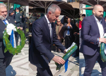 Πτολεμαΐδα: Καταθέσεις στεφάνων για την 25η Μαρτίου (Φωτογραφίες & Βίντεο)