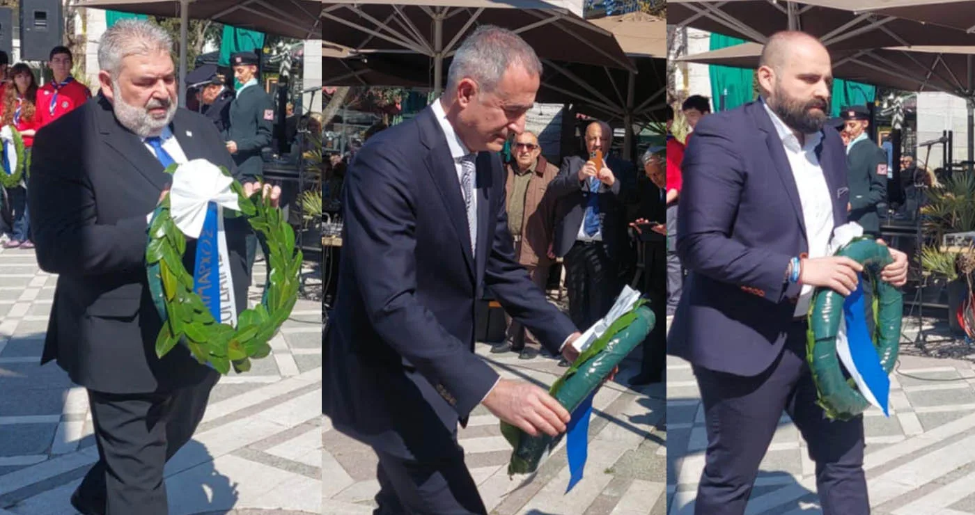 Πτολεμαΐδα: Καταθέσεις στεφάνων για την 25η Μαρτίου (Φωτογραφίες & Βίντεο)