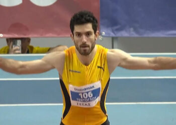 Ο Μίλτος Τεντόγλου με άλμα στα 8.22μ. κατέκτησε το Πανελλήνιο πρωτάθλημα κλειστού στίβου