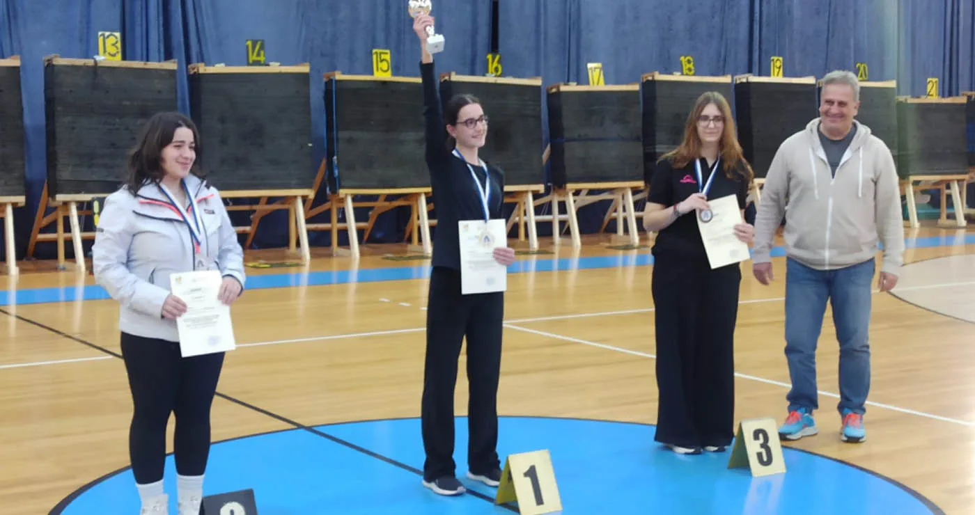 Χάλκινη η Ζωή Δεμερτζίδου από την Κοζάνη στο Πανελλήνιο Σχολικό Πρωτάθλημα Τοξοβολίας