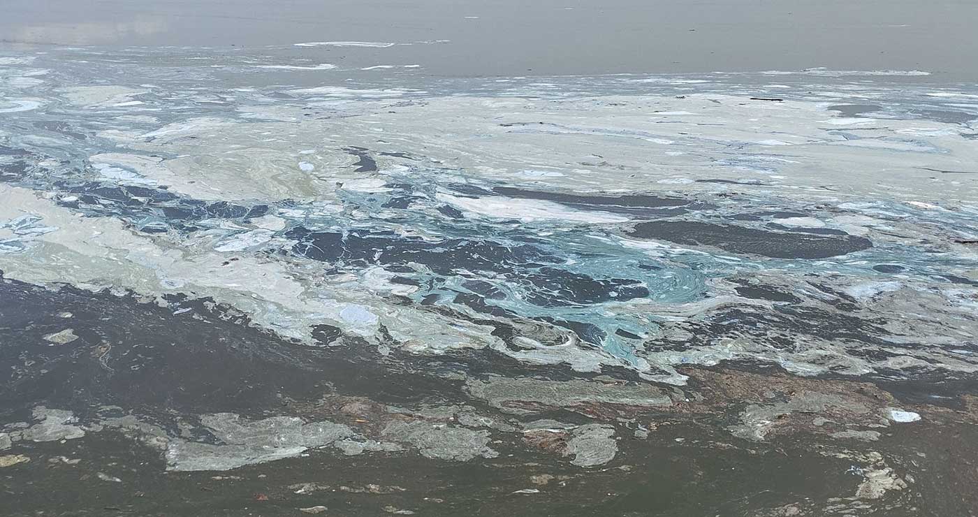 Λευκές γραμμές και «αφροί» στην επιφάνεια της λίμνης Πολυφύτου  – Ελήφθησαν δείγματα