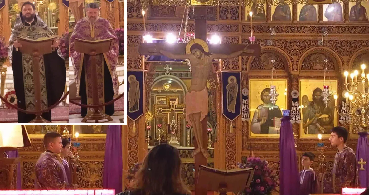 Σε κλίμα μεγάλης κατάνυξης η Ακολουθία των Παθών την Μεγάλη Πέμπτη, στον Ιερό Ναό Αγίου Στεφάνου Πτολεμαΐδας (της Κούλας Πουλασιχίδου)