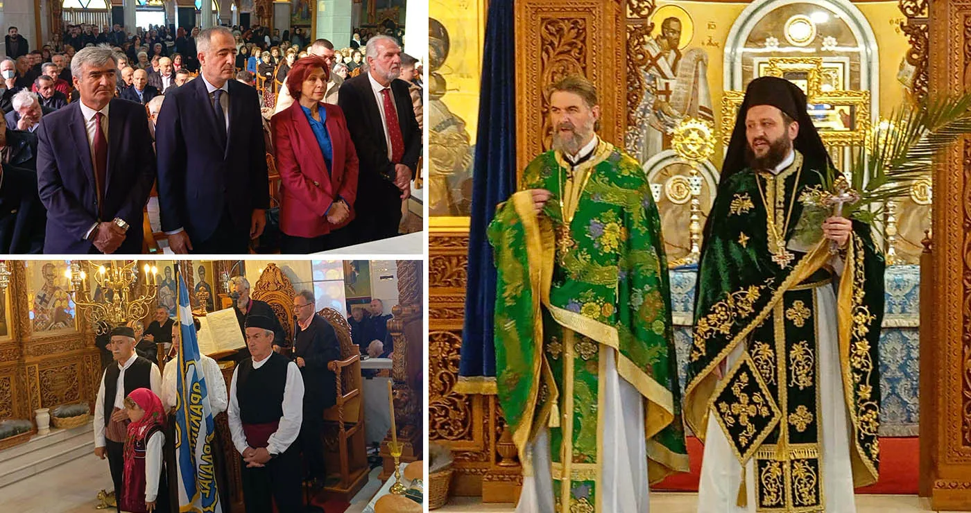 Σε κλίμα βαθιάς κατάνυξης και με μεγάλη συμμετοχή γιορτάστηκε στις 5/4/26, η Κυριακή των Βαΐων στον Ιερό Ναό Αγίου Στεφάνου Πτολεμαΐδας! (της Κούλας Πουλασιχίδου)