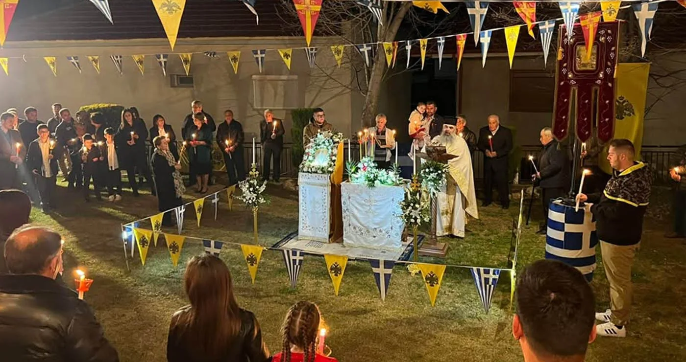 Αναστάσιμες στιγμές στον Άγιο Σπυρίδωνα Αχλάδας Φλώρινας (Φωτογραφίες)