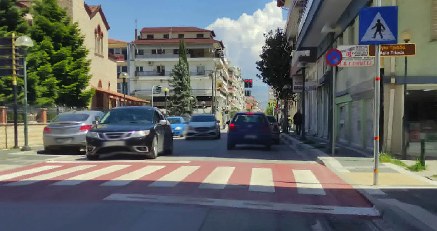 Κι άλλη «έξυπνη» διάβαση πεζών βάφτηκε και ενεργοποιήθηκε στην Πτολεμαΐδα