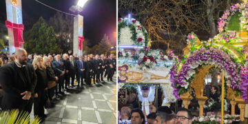 Με την παρουσία πλήθους πιστών τελέστηκε η Ιερή Ακολουθία του ΕΠΙΤΑΦΙΟΥ ΘΡΗΝΟΥ, σε όλους τους Ιερούς Ναούς της Πτολεμαΐδας και ακολούθησε το ΑΝΤΑΜΩΜΑ των Επιταφίων! (Ρεπορτάζ της Κούλας Πουλασιχίδου)