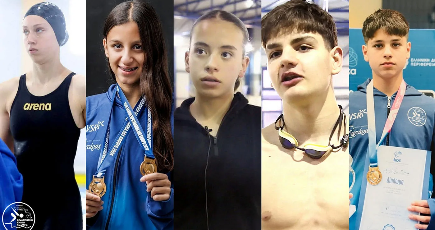 Θρίαμβος για την Κολυμβητική Ένωση Κοζάνης: 13 μετάλλια στην Αλεξανδρούπολη