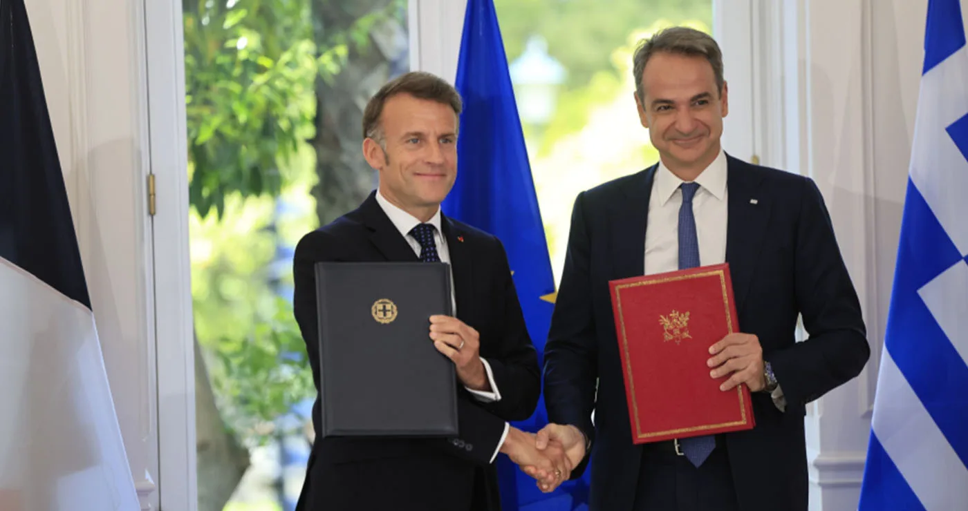 Αυτές είναι οι 9 συμφωνίες που υπέγραψαν σήμερα Μητσοτάκης και Μακρόν