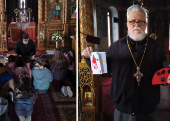 Το 2ο Νηπιαγωγείο Βελβεντού στον Άγιο Διονύσιο Βελβεντού για προ-Πασχαλινή επίσκεψη-διδαχή  (του παπαδάσκαλου Κωνσταντίνου Ι. Κώστα)