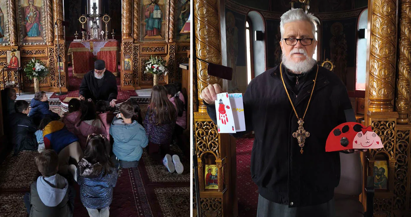 Το 2ο Νηπιαγωγείο Βελβεντού στον Άγιο Διονύσιο Βελβεντού για προ-Πασχαλινή επίσκεψη-διδαχή  (του παπαδάσκαλου Κωνσταντίνου Ι. Κώστα)