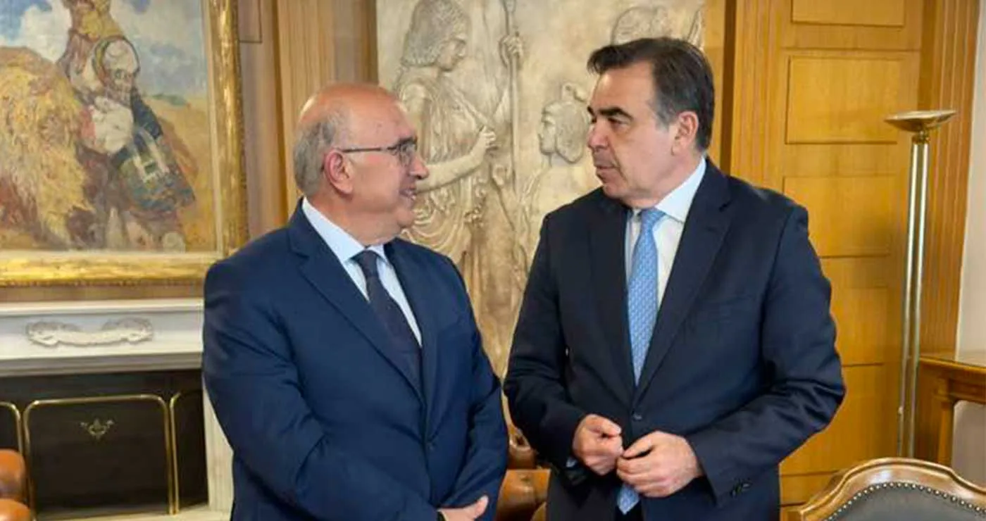 Συνάντηση Μιχάλη Παπαδόπουλου – Μαργαρίτη Σχοινά για τα ζητήματα αγροτών και αποζημιώσεων στο Ν. Κοζάνης