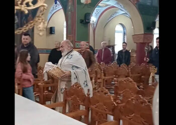 Πρώτη Ανάσταση στον Ι.Ν. Αγίου Γεωργίου Ασβεστόπετρας (Βίντεο)