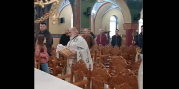 Πρώτη Ανάσταση στον Ι.Ν. Αγίου Γεωργίου Ασβεστόπετρας (Βίντεο)