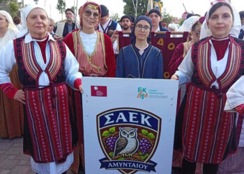 Δυναμική συμμετοχή της ΣΑΕΚ Αμυνταίου στην πομπή Αναπαράστασης της Εξόδου του Μεσολογγίου! (Ρεπορτάζ της Κούλας Πουλασιχίδου)