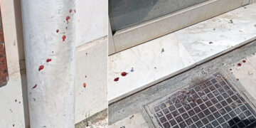 Εικόνες-σοκ στην Πτολεμαΐδα: Κηλίδες αίματος σε πεζοδρόμια και βιτρίνες – Αναφορές για άγριο επεισόδιο μεταξύ νεαρών