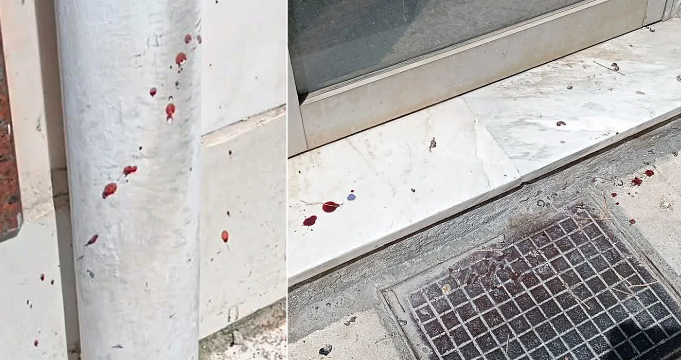 Εικόνες-σοκ στην Πτολεμαΐδα: Κηλίδες αίματος σε πεζοδρόμια και βιτρίνες – Αναφορές για άγριο επεισόδιο μεταξύ νεαρών