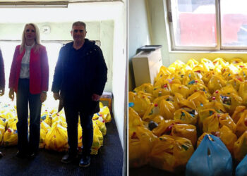 Ο Δήμος Φλώρινας μοίρασε τρόφιμα σε συμπολίτες που έχουν ανάγκη