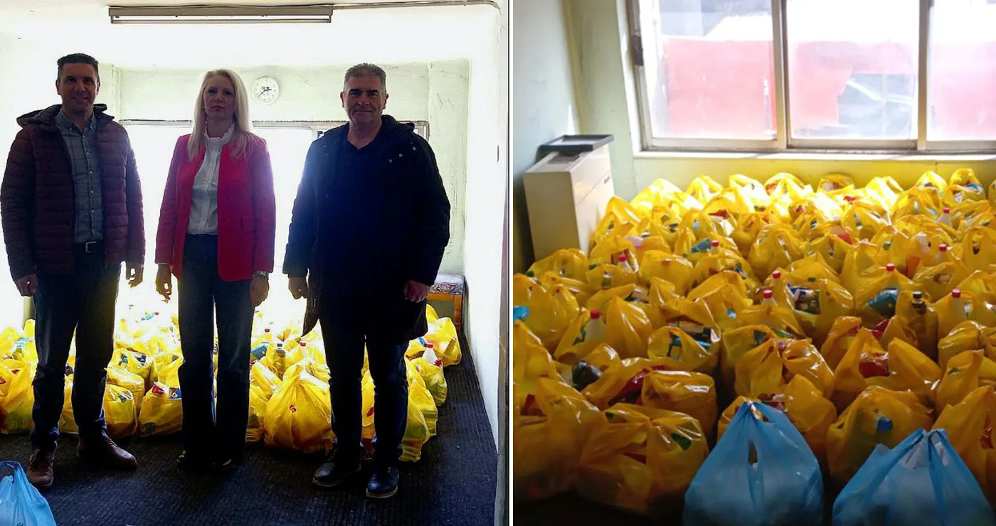 Ο Δήμος Φλώρινας μοίρασε τρόφιμα σε συμπολίτες που έχουν ανάγκη